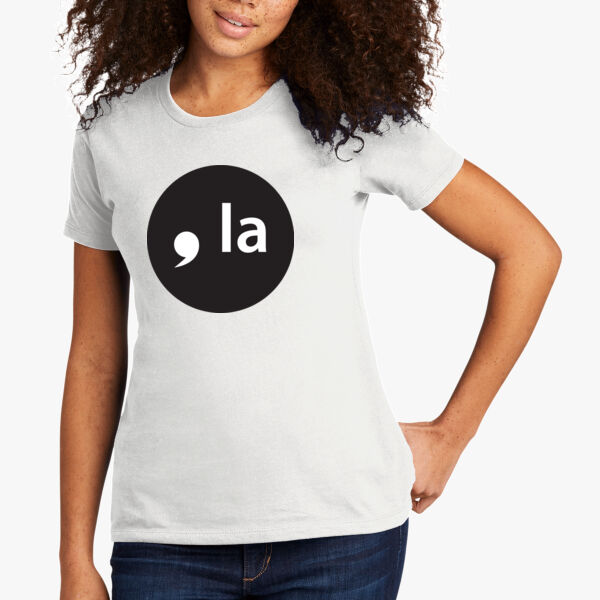 Women's Fitted White Tee Thumbnail